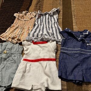 2T Summer Toddler Girl Rompers (Jamie & Jack)